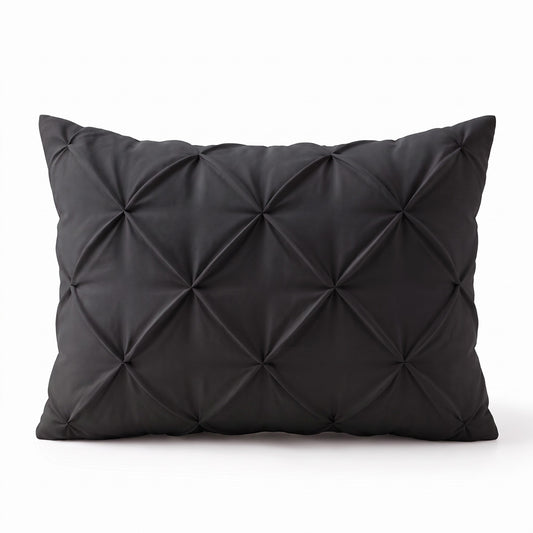 Zelesta Everyday Pintuck Pillowcase Set Of 2 - Black