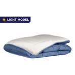 Zelesta Everyday Duo Couette d'été - Bleu & Mastic