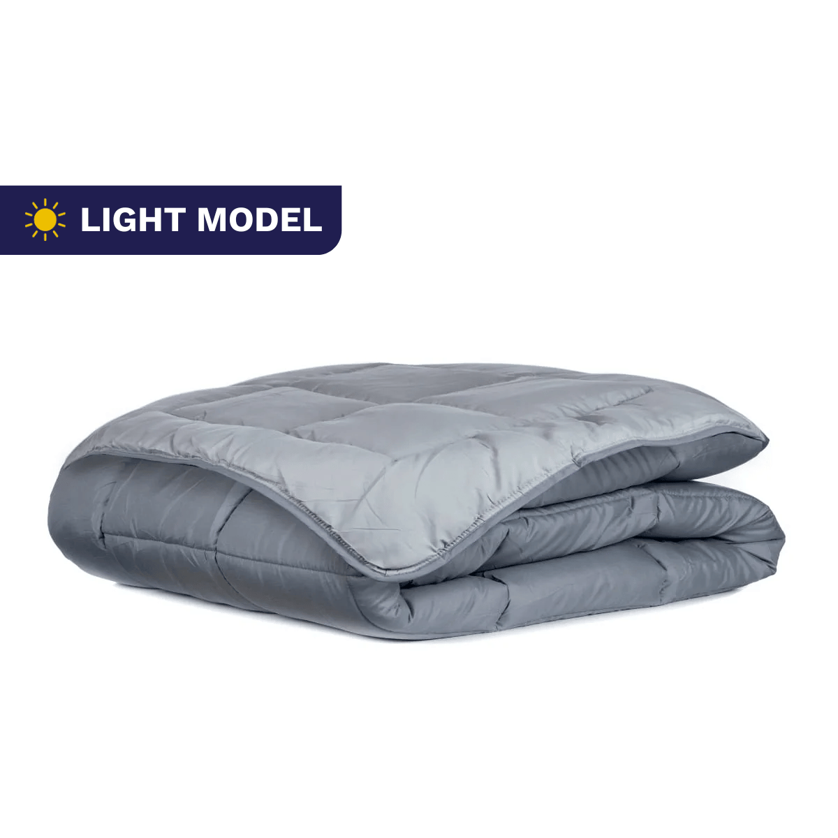 Zelesta Everyday Duo Couette d'été - Gris foncé et Gris argenté