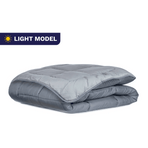 Zelesta Everyday Duo Couette d'été - Gris foncé et Gris argenté