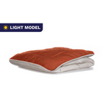 Zelesta Everyday Duo Couette d'été - Gris clair et Gingembre