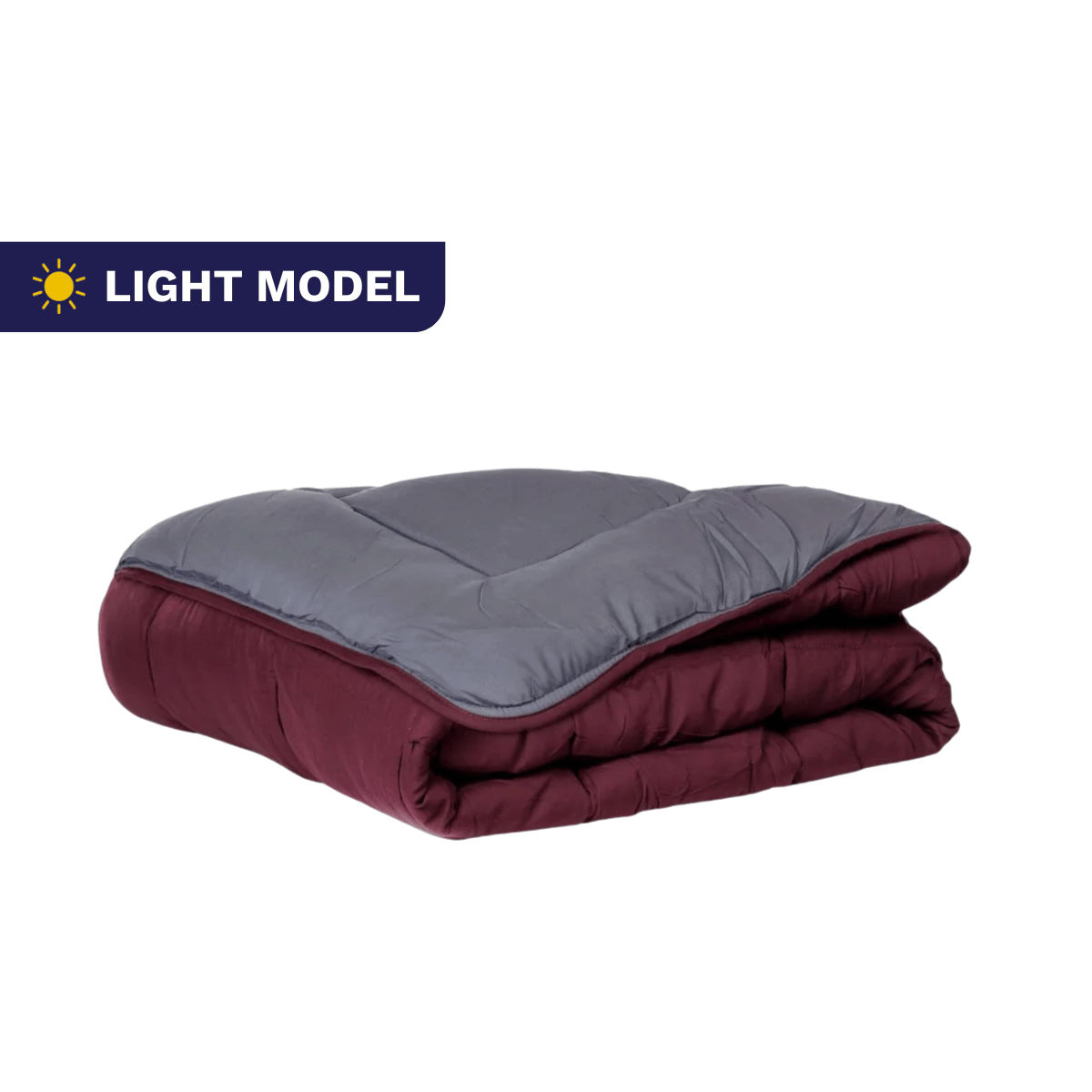 Zelesta Everyday Duo Couette d'été - Violet & Anthracite