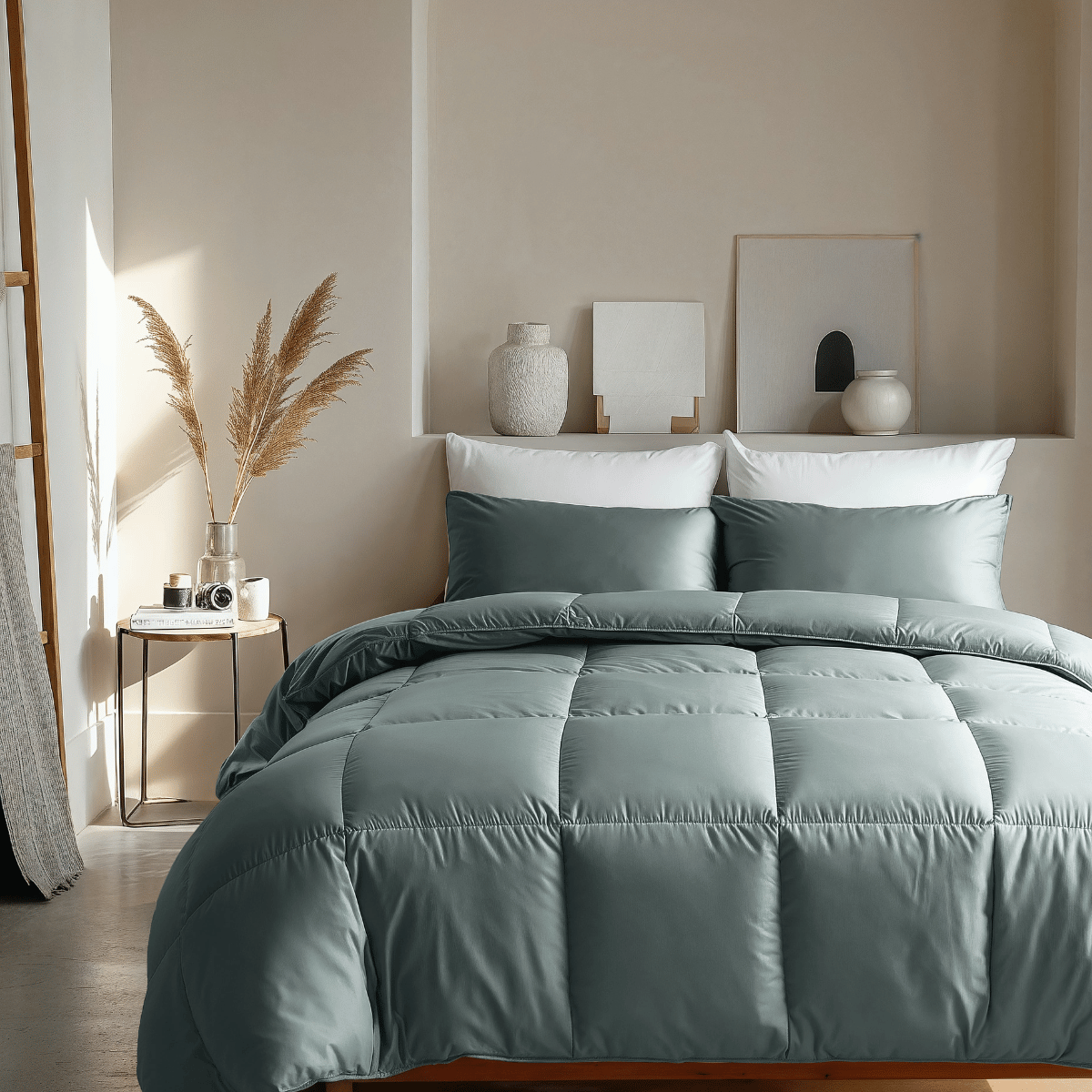 Couette Zelesta Deluxe Uni Satin Coton - Vert