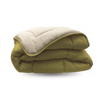 Couette Zelesta Comfort Kids - Crème et Vert Olive