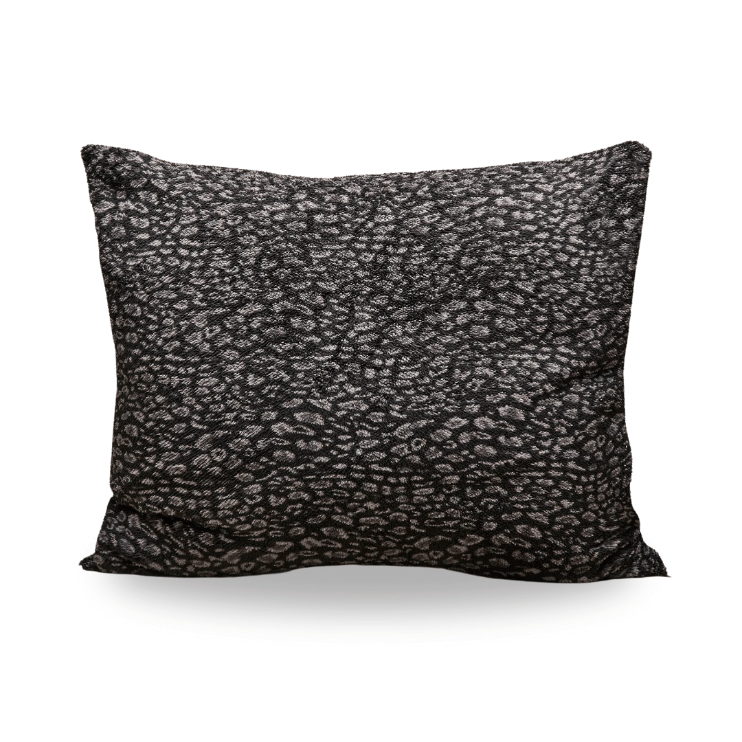 Zelesta Housse d'oreiller spéciale Teddy Panther Lot de 2 - Anthracite