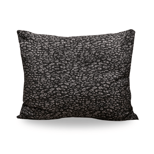 Zelesta Housse d'oreiller spéciale Teddy Panther Lot de 2 - Anthracite
