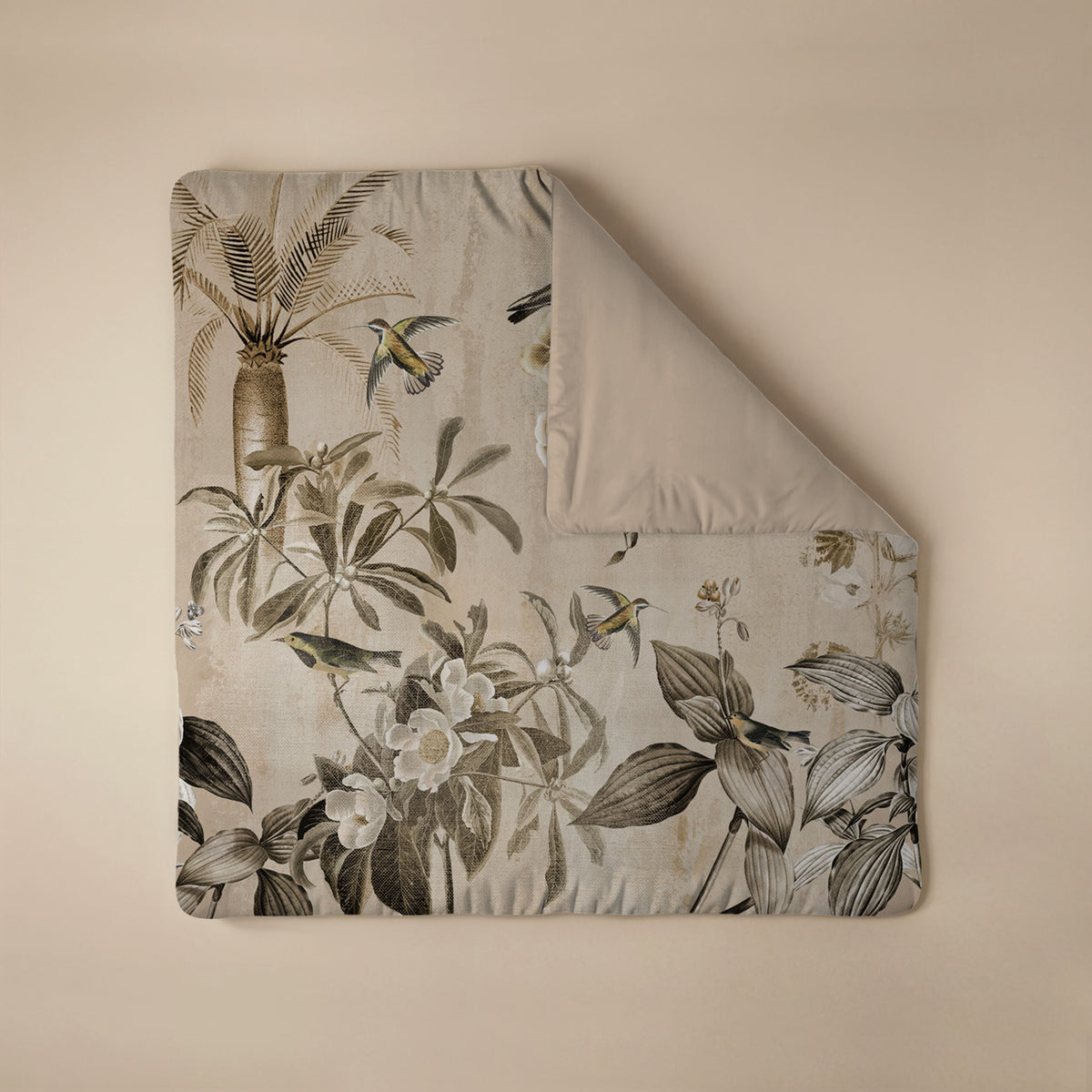 Zelesta Comfort Design Seamless Duvet - Vintage Birds Sand