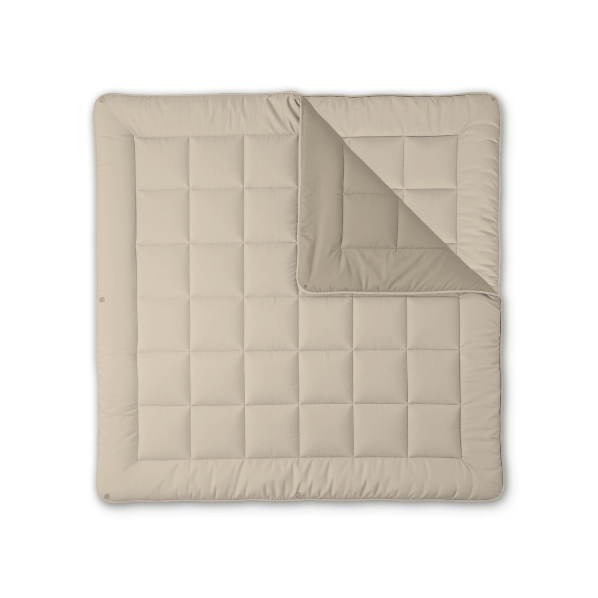 Zelesta Comfort Duo 4-Jahreszeiten Bettdecke - Beige & Taupe