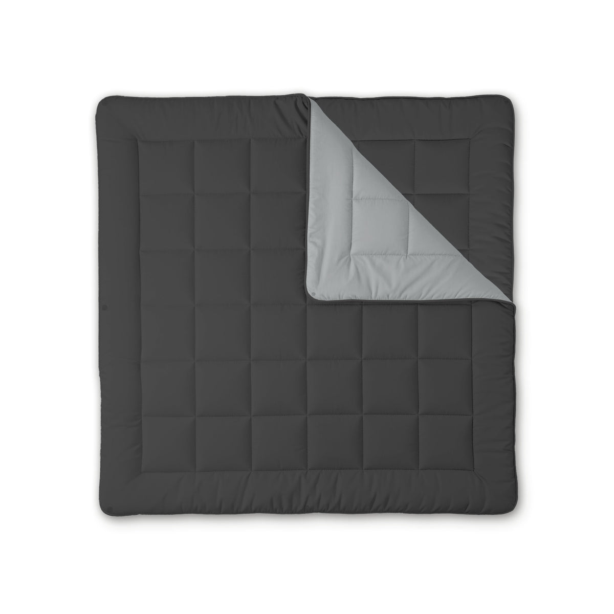 Zelesta Comfort Duo 4-Jahreszeiten Bettdecke - Schwarz & Grau