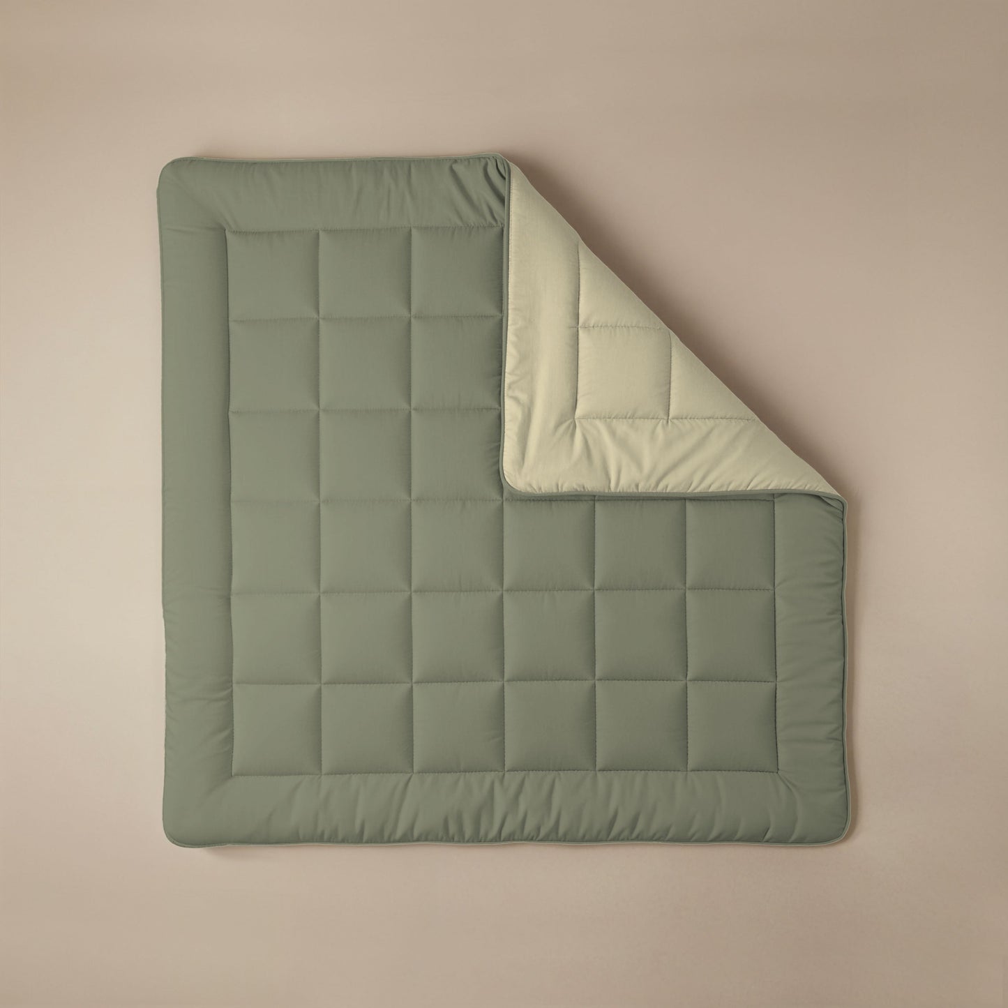 Couette Zelesta Comfort Duo - Vert Olive & Crème