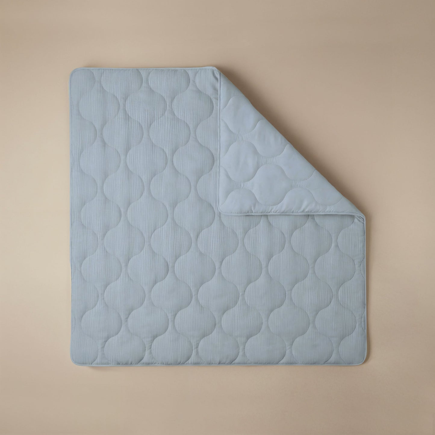 Couette d'été spéciale en mousseline Zelesta - Bleu glace clair