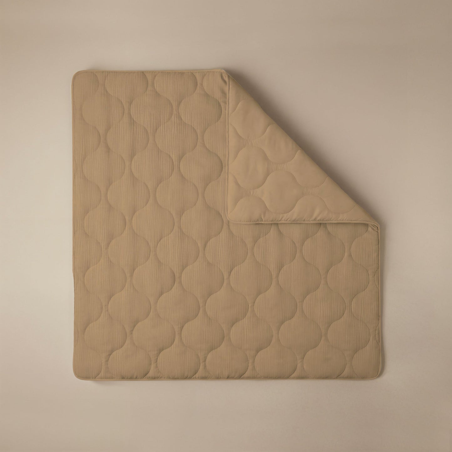 Couette d'été spéciale en mousseline Zelesta - Beige doux chaud