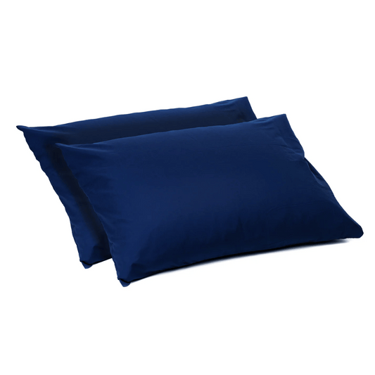 Zelesta Comfort Uni Taie d'Oreiller Set de 2 - Navy