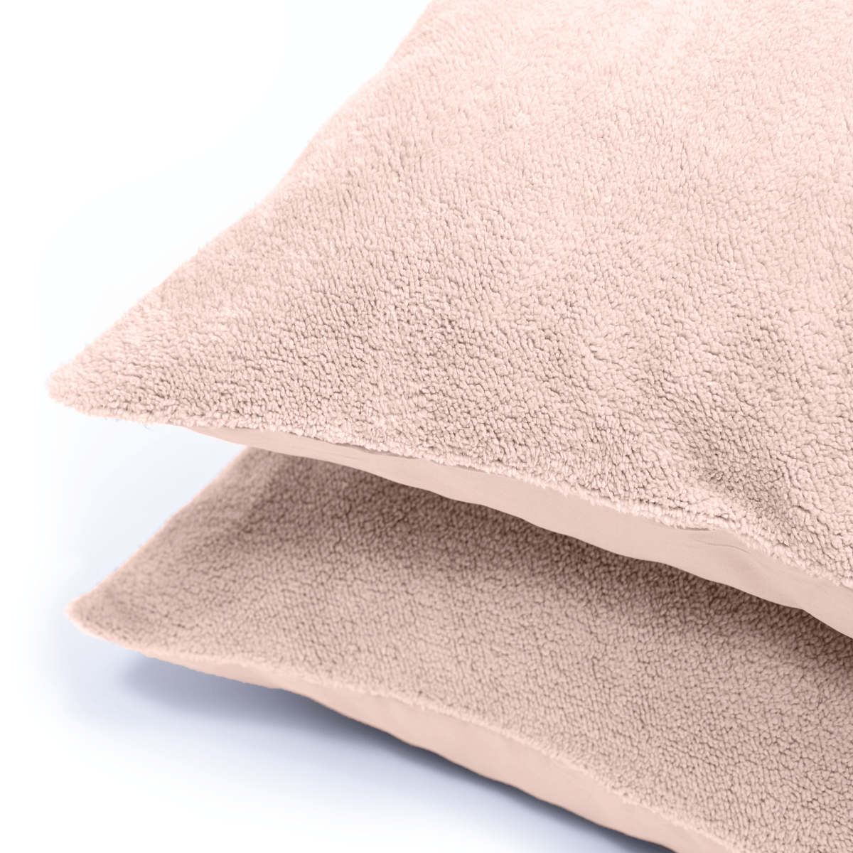 Ensemble de 2 taies d'oreiller Zelesta Teddy - Rose