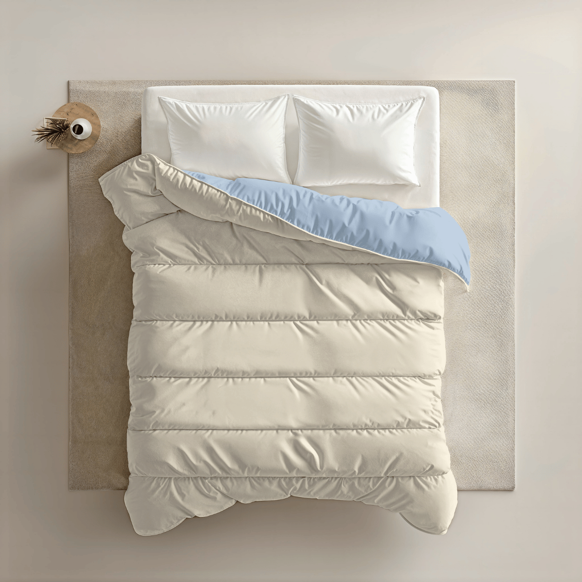 Zelesta Royalbed - Brume Bleue & Plage de Sable