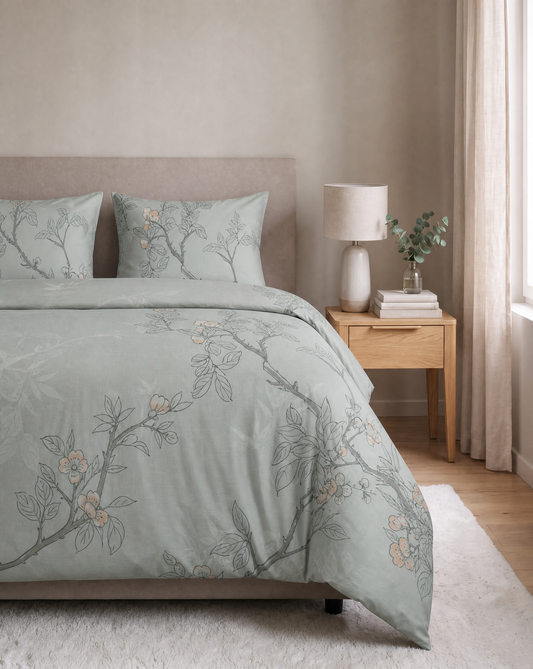Zelesta Everyday Design Pillowcase Set Of 2 - Aqua Forest