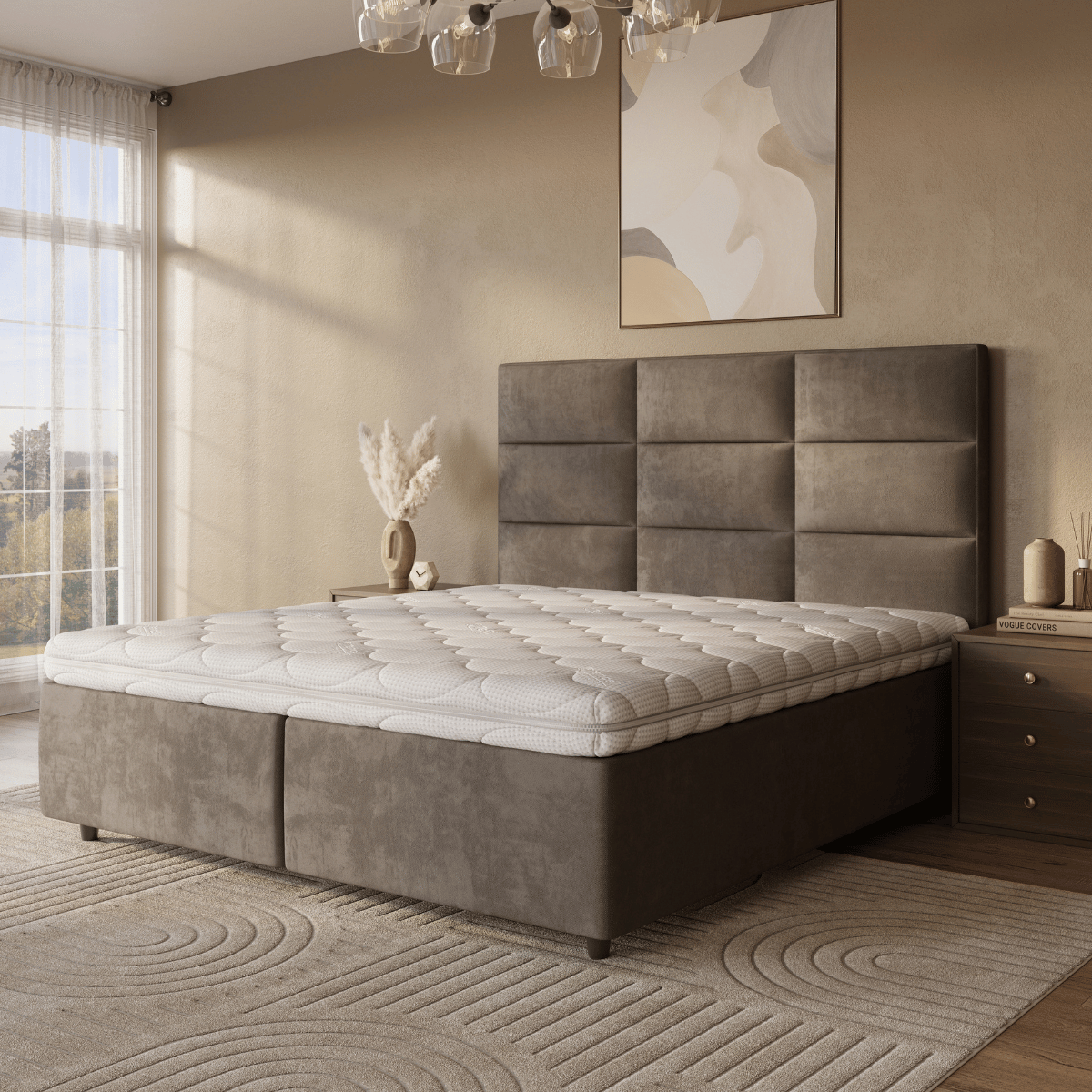 Zelesta Mattress Topper - Hybrid Cold Foam Tencel Cover image