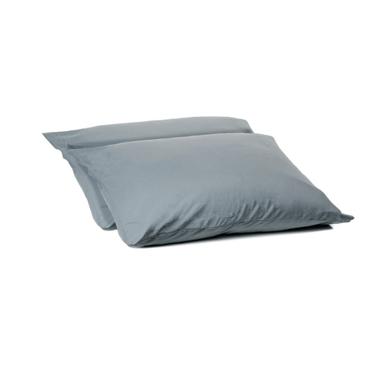 Zelesta Comfort Uni Taie d'Oreiller Set de 2 - Gris