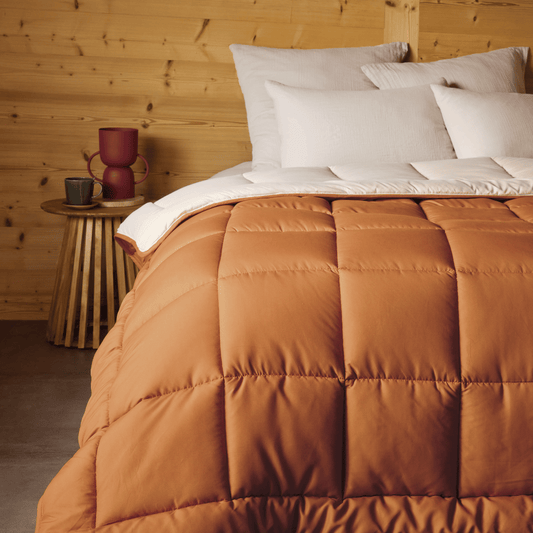 Couette Duo Zelesta Everyday Été - Bronze Marron & Lin
