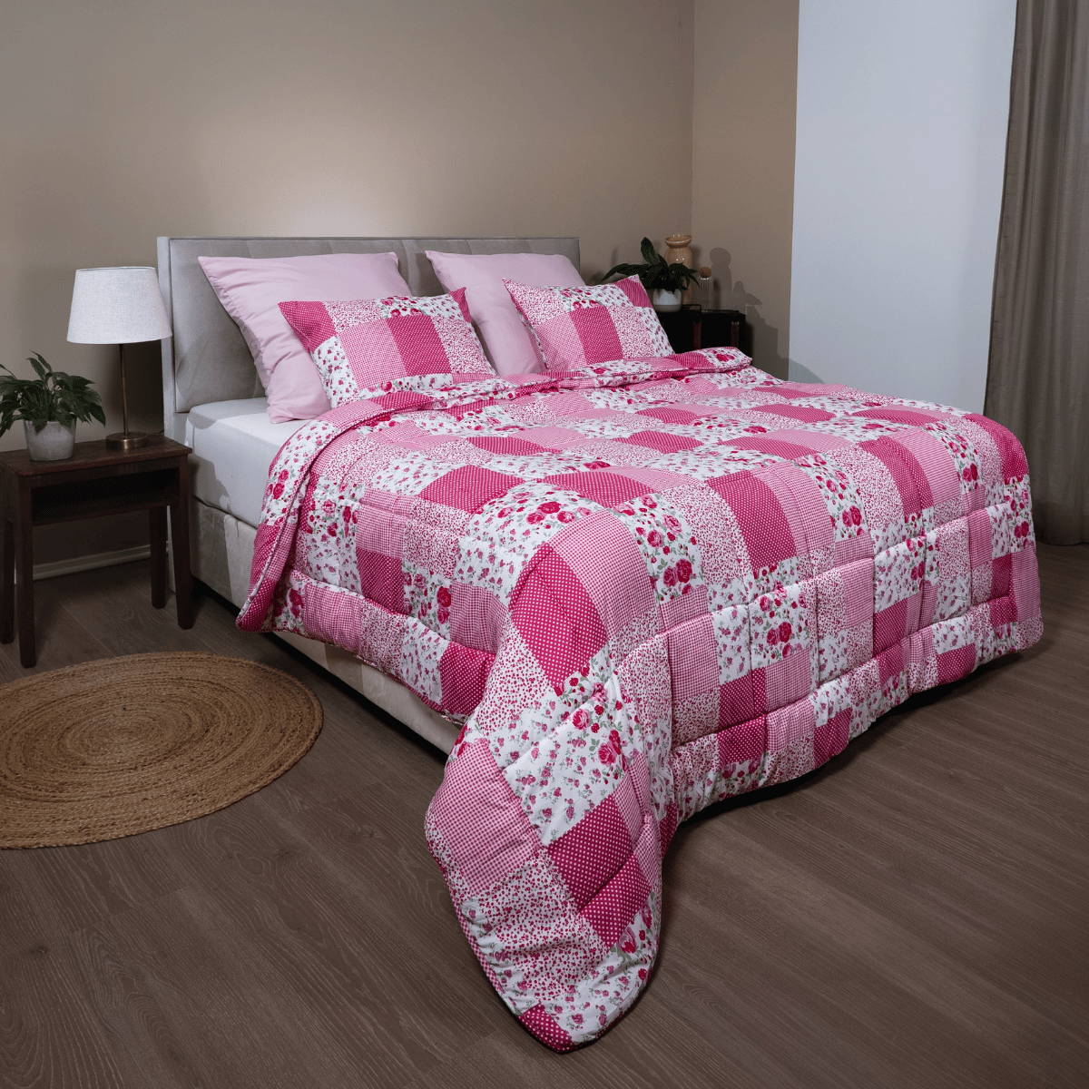 Couette Zelesta Comfort Design - Patchwork Rose