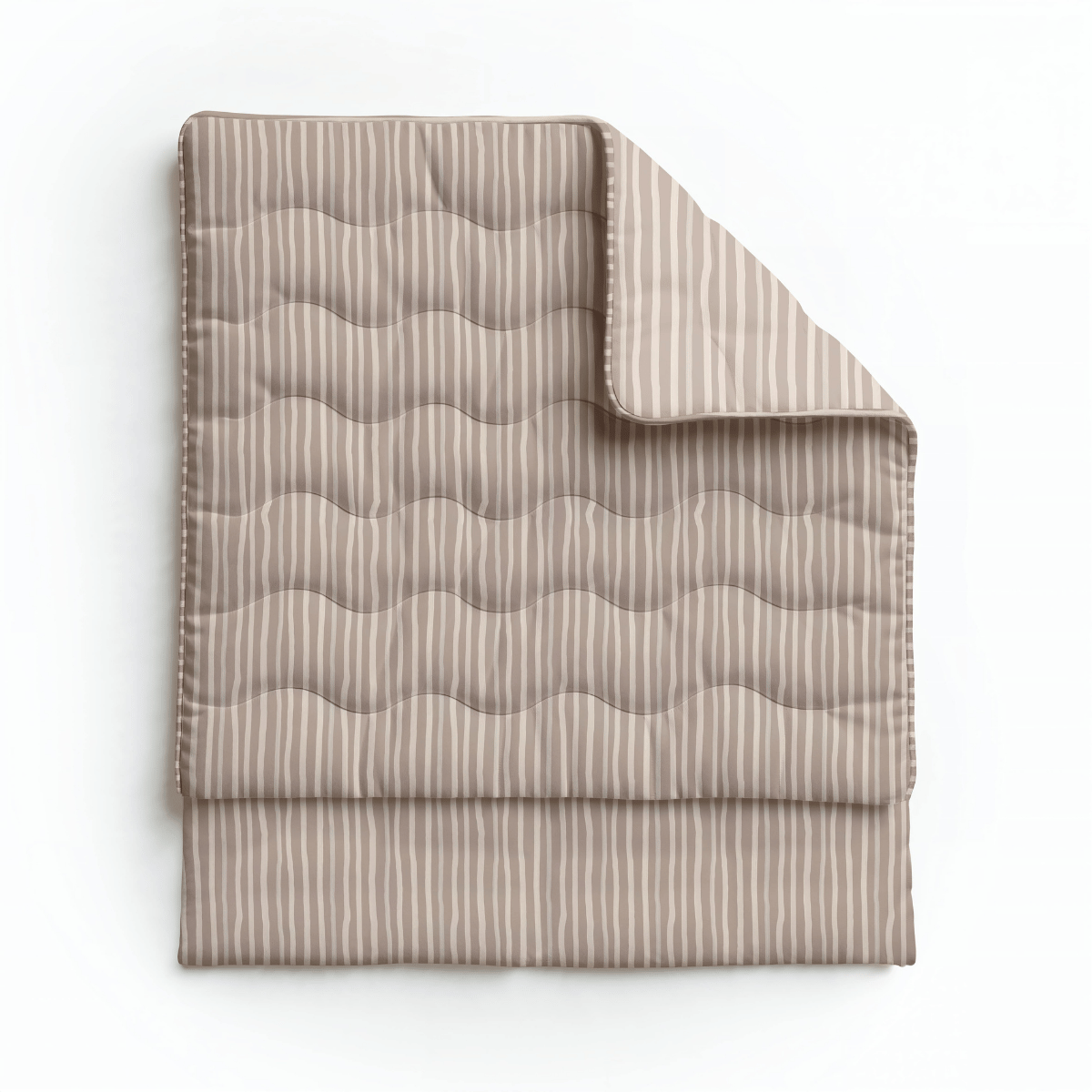 Couette en coton Zelesta Pure Design - Rayures marron