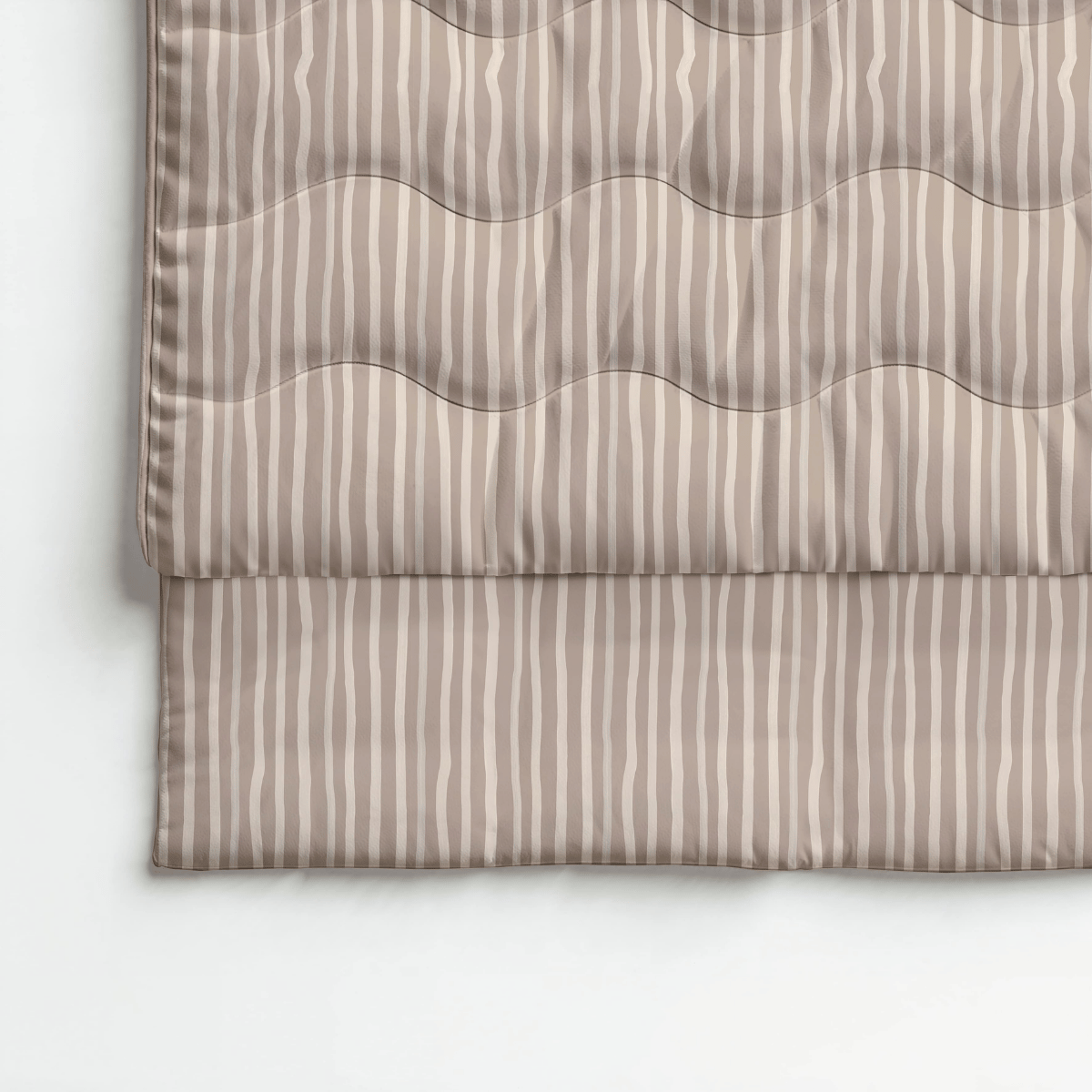 Couette en coton Zelesta Pure Design - Rayures marron