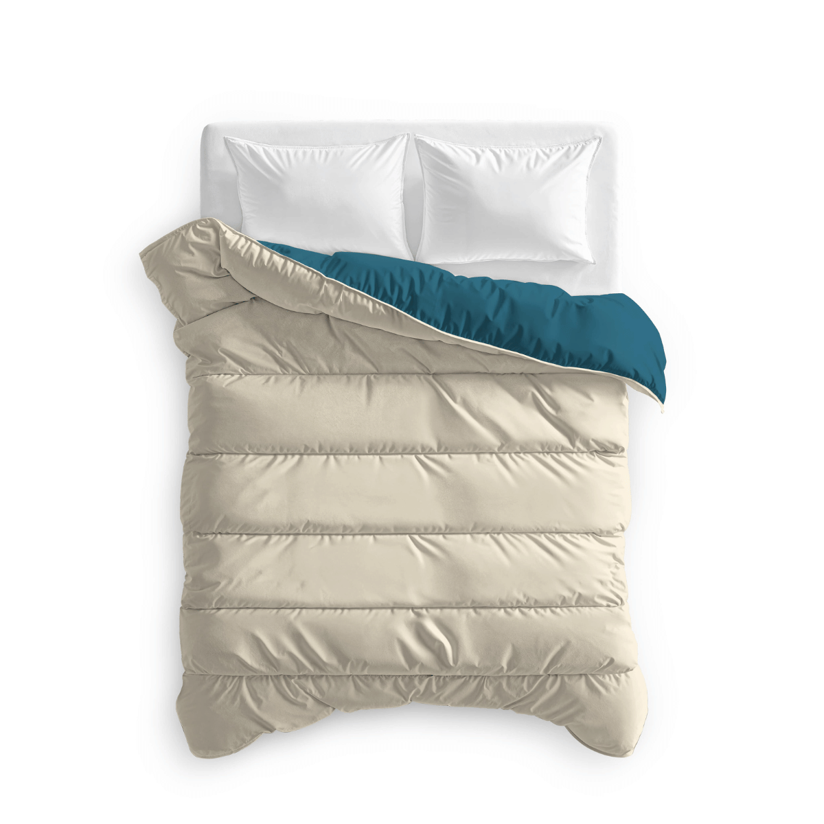 Zelesta Royalbed - Petrol & Plage de Sable