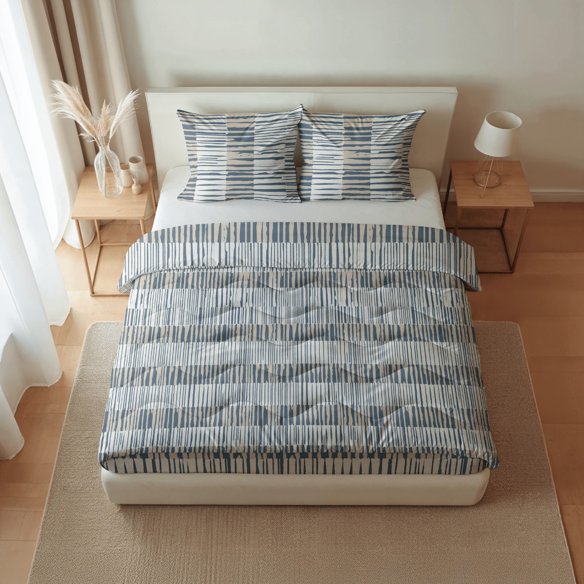 Couette en coton design Pure Zelesta - Damier