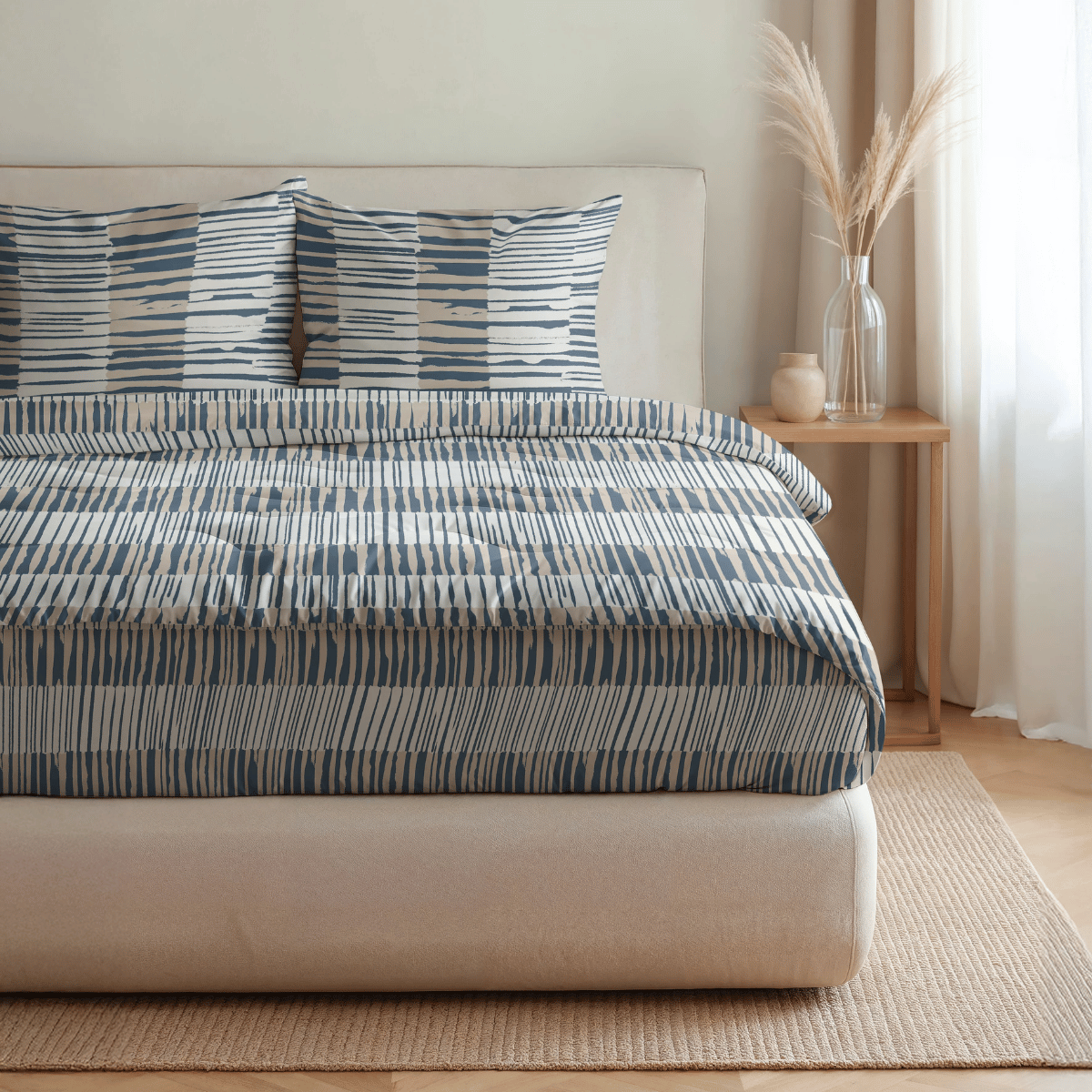 Couette en coton design Pure Zelesta - Damier