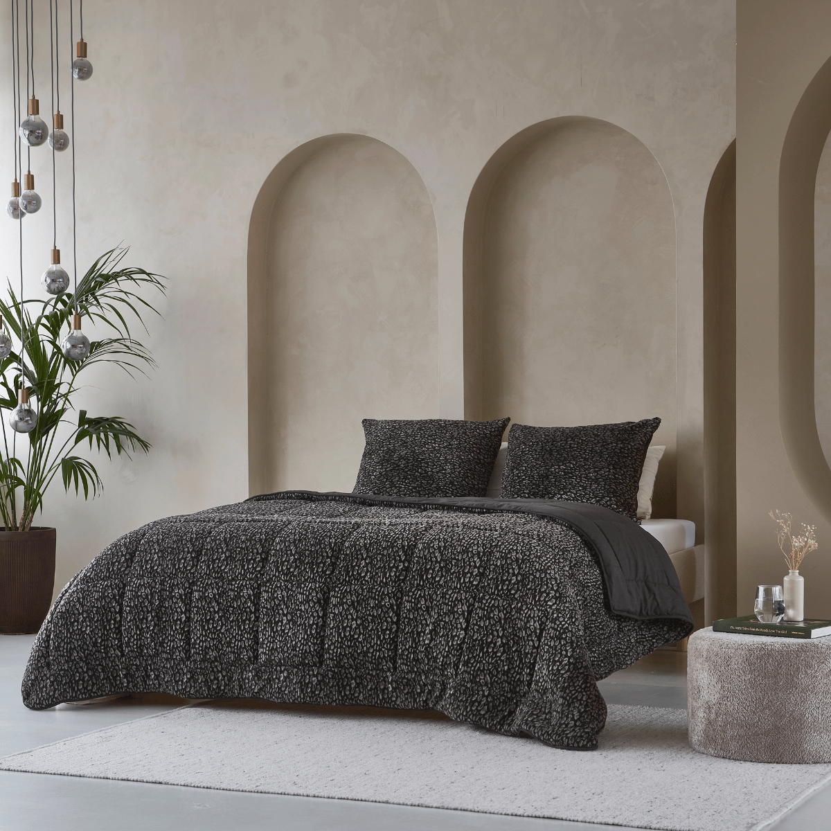 Couette Zelesta Special Teddy Panther - Anthracite