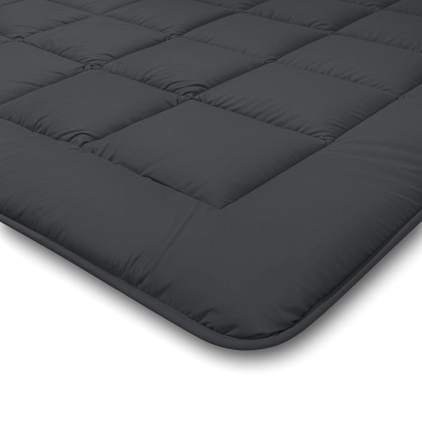 Couette Zelesta Comfort Duo - Noir Doux & Gris Argenté