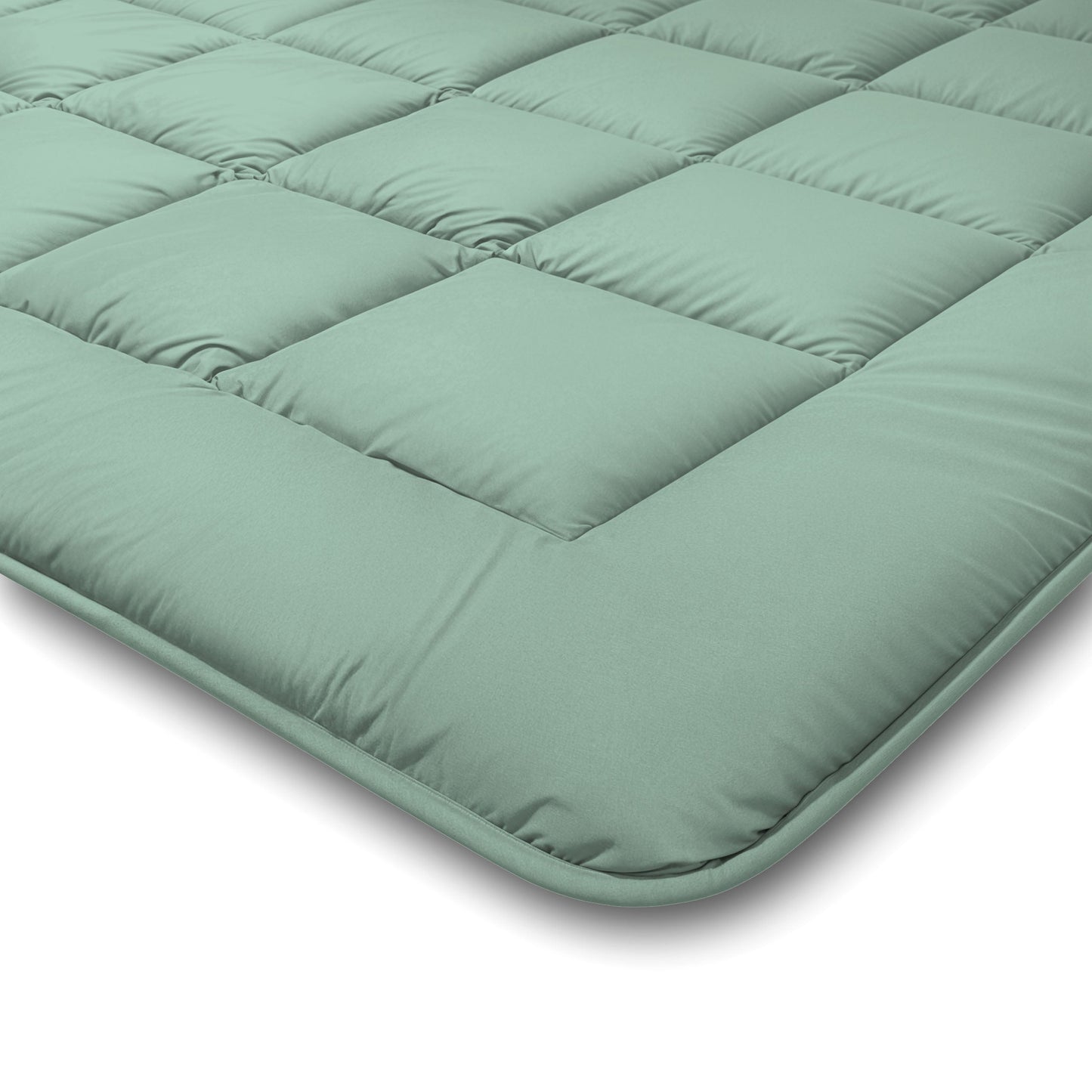 Couette Zelesta Comfort Duo - Vert Menthe & Vert Clair