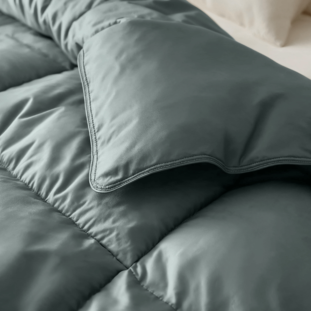 Couette Zelesta Deluxe Uni Satin Coton - Vert