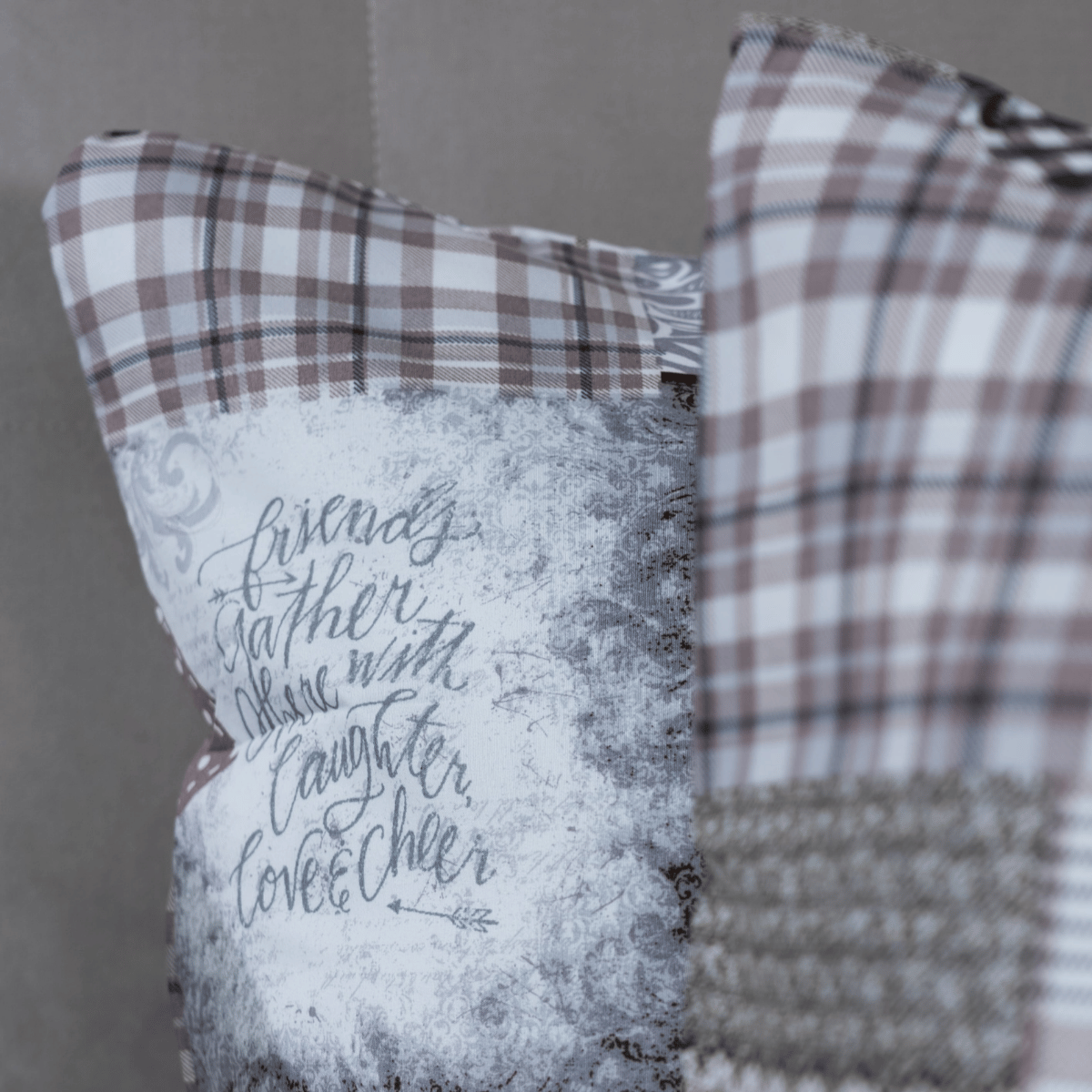 Zelesta Comfort Design Taie d'Oreiller Set de 2 - Patchwork Hearts