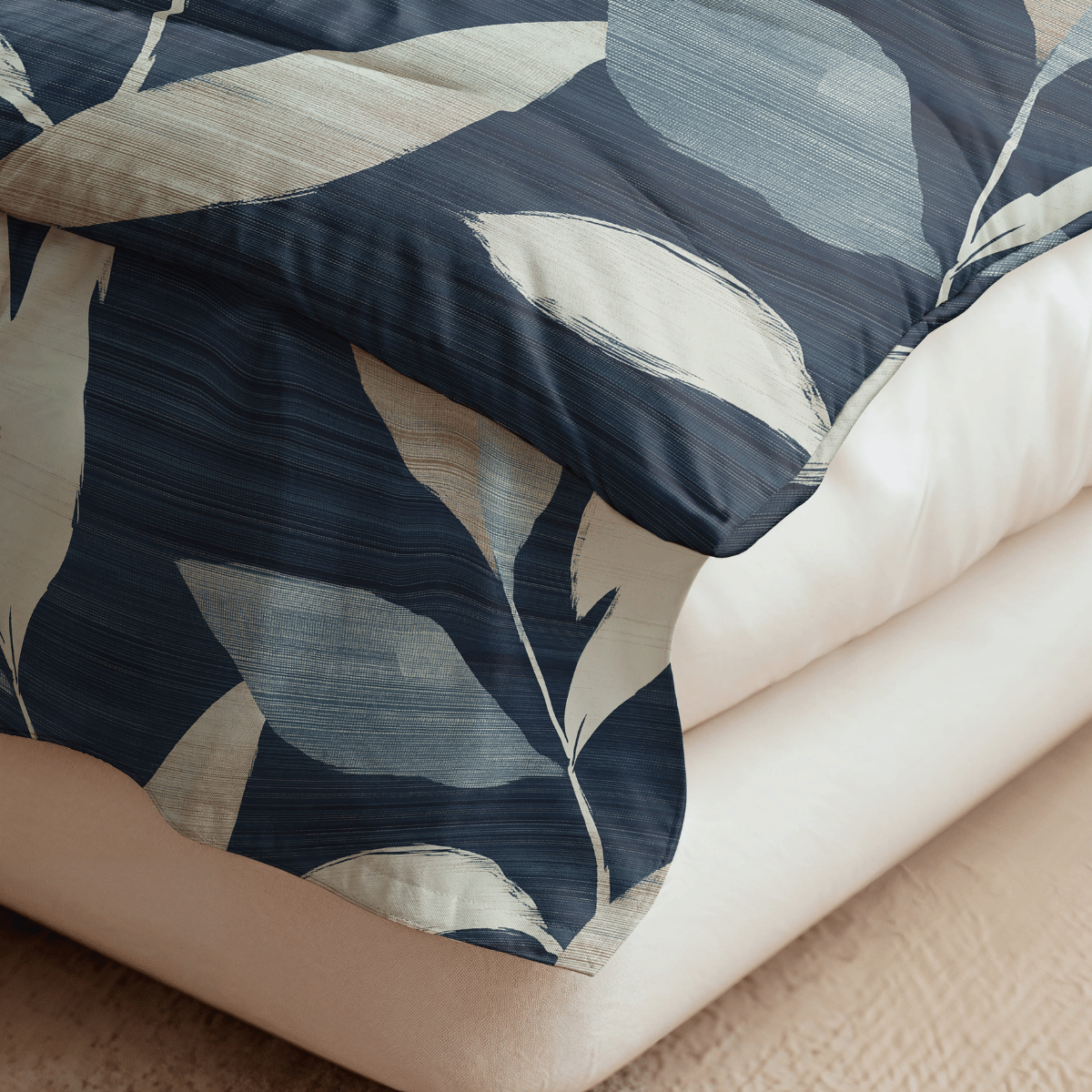 Couette en coton Zelesta Pure Design - Feuilles sombres