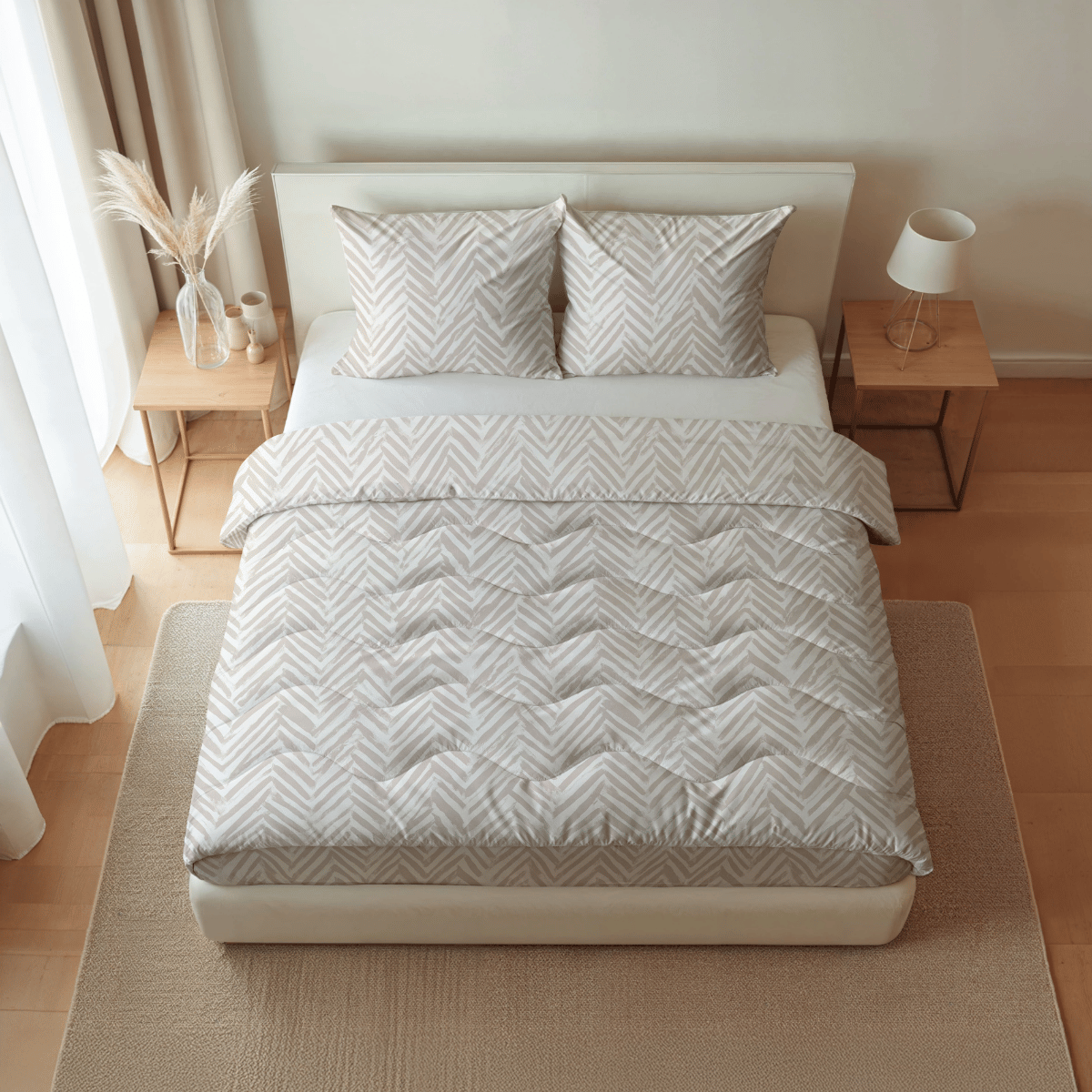Couette en coton Zelesta Pure Design - Crème ethnique