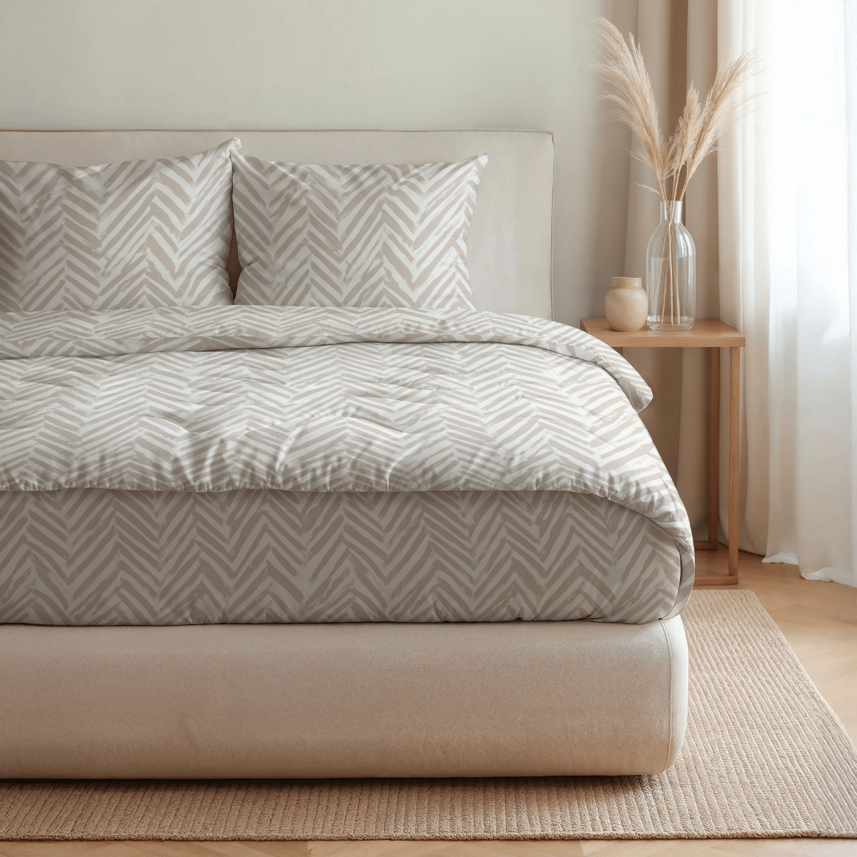 Couette en coton Zelesta Pure Design - Crème ethnique