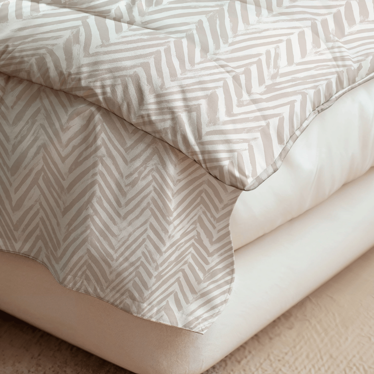 Couette en coton Zelesta Pure Design - Crème ethnique