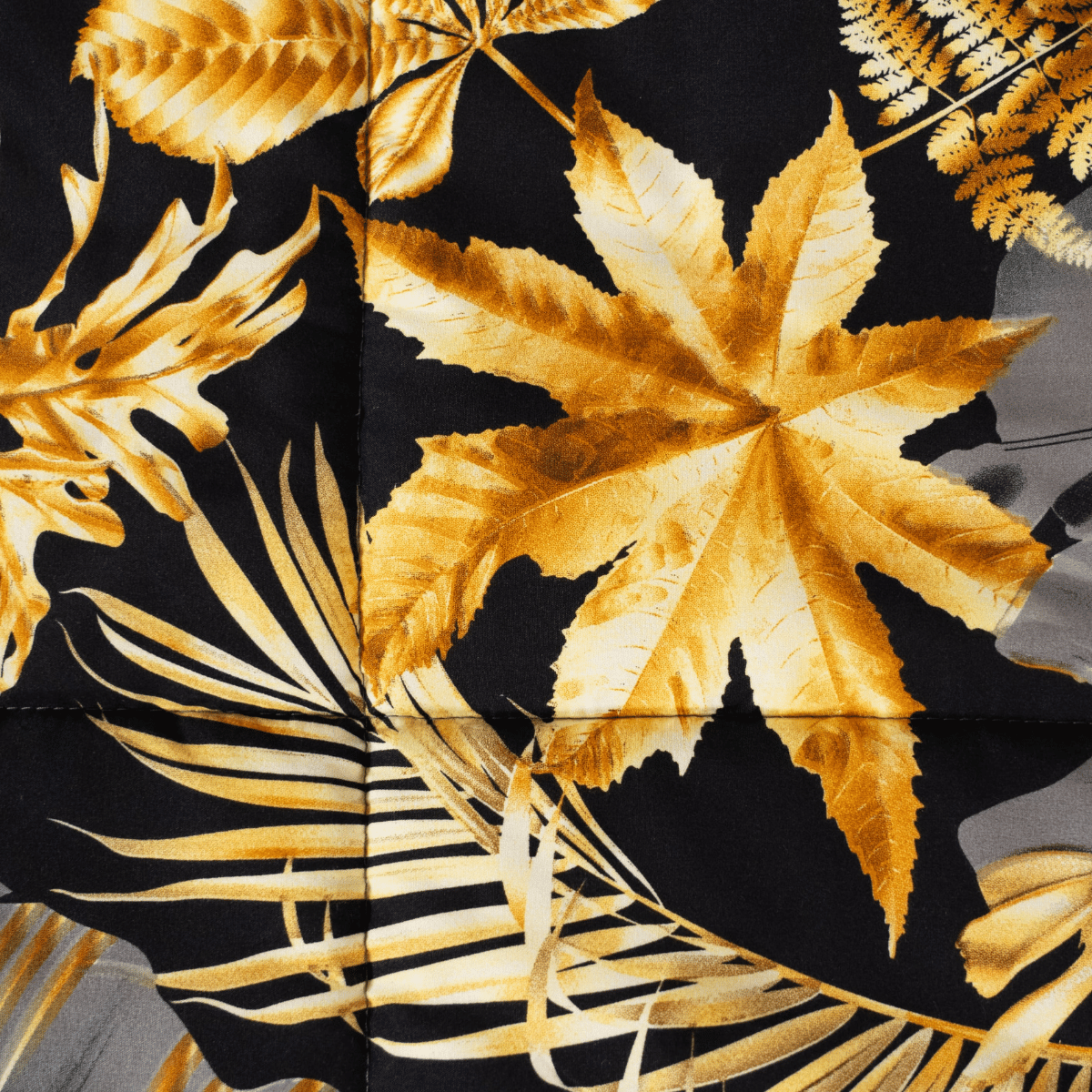 Couette Zelesta Comfort Design - Feuilles Dorées