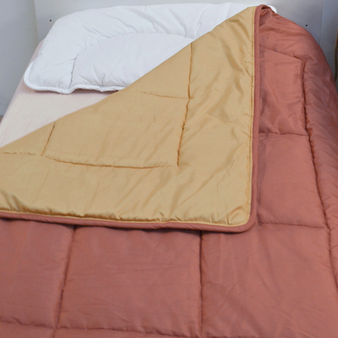 Couette Zelesta Comfort Kids - Beige Sable & Terre Cuite