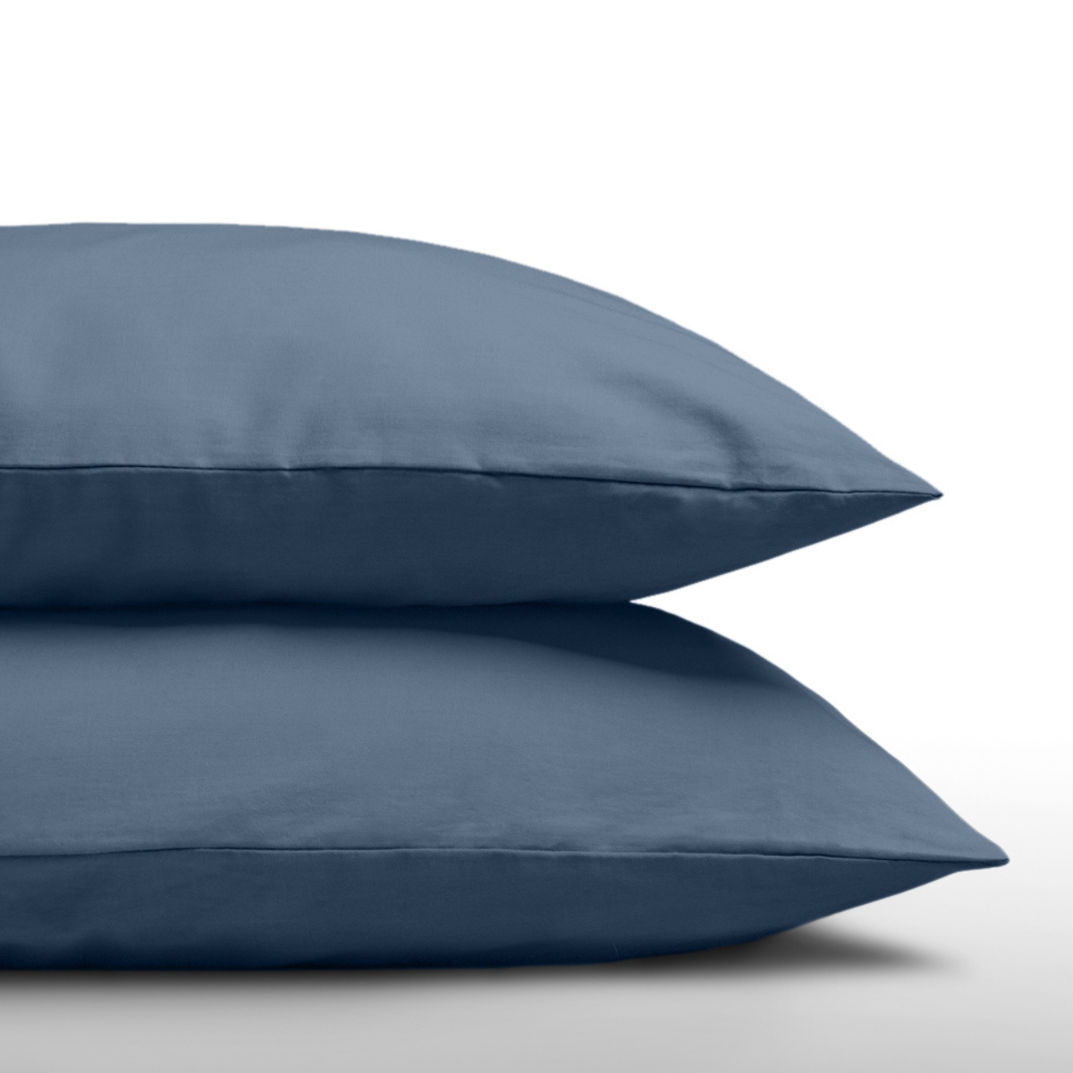 Zelesta Everyday Housse de Coussin Unie Lot de 2 - Bleu Nuit