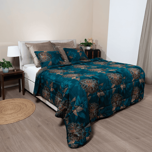 Couette Zelesta Comfort Design - Fleurs Royales