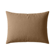 Ensemble de 2 taies d'oreiller en mousseline de coton Deluxe Zelesta - Marron