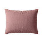 Ensemble de 2 taies d'oreiller en mousseline de coton Deluxe Zelesta - Rose poussiéreux