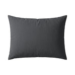 Ensemble de 2 taies d'oreiller en mousseline de coton Deluxe Zelesta - Anthracite