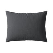 Ensemble de 2 taies d'oreiller en mousseline de coton Deluxe Zelesta - Anthracite