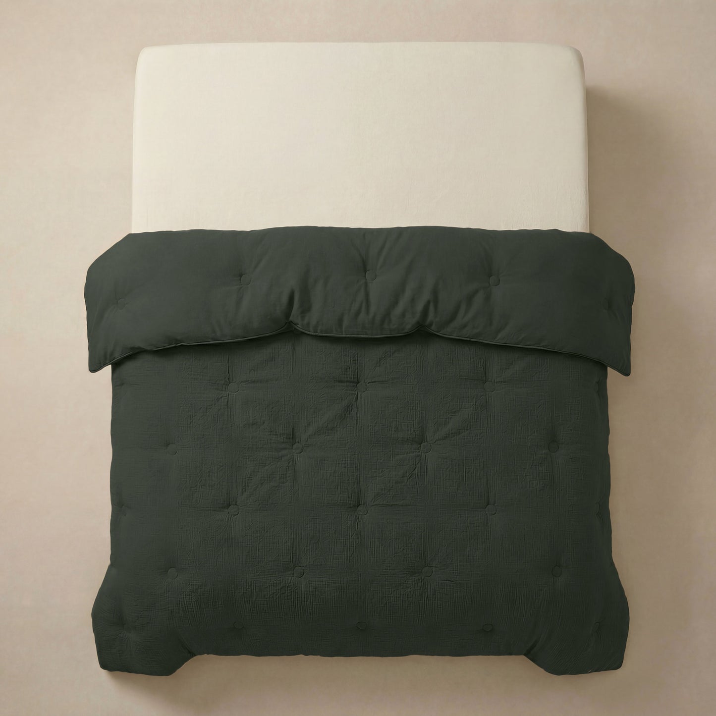 Couette en mousseline de coton Deluxe Zelesta - Vert
