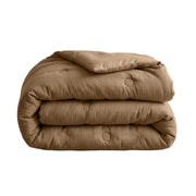 Couette en mousseline de coton Deluxe Zelesta - Marron