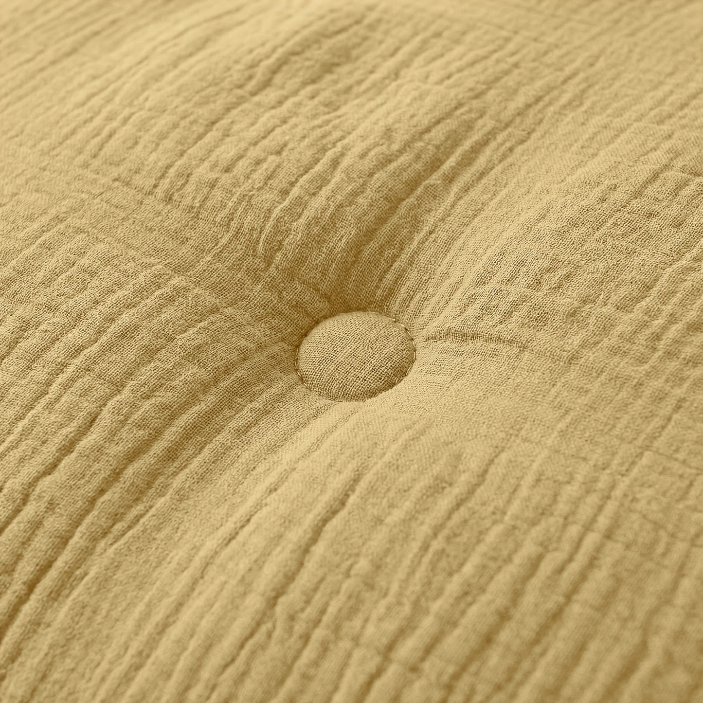 Couette en mousseline de coton Deluxe Zelesta - Ocre