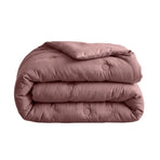 Couette en mousseline de coton Deluxe Zelesta - Rose poussiéreux
